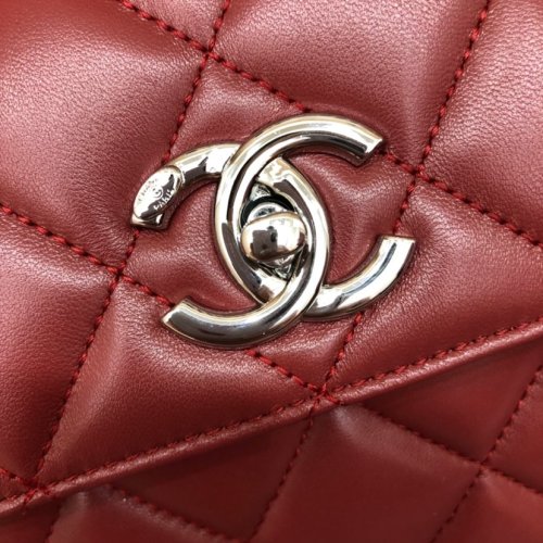 Chanel Womens Shoulder Bags Luxury Brand with Original Box Small Flap Bag With Top Handle Lambskin & Silver-Tone Metal