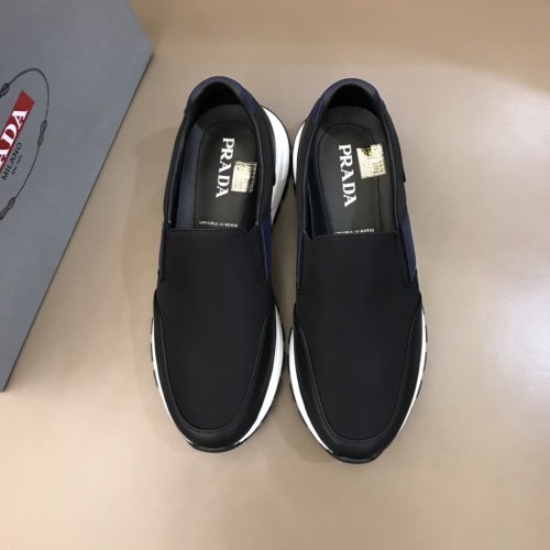Prada Mens Shoes Sneakers Casual Shoes for Men Luxury Brand Breathable Fashion Sneakers with Original Box