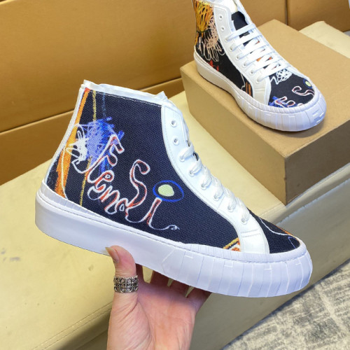 Fendi Mens Shoes Fashion Sneakers Luxury Brand Casual Shoes for Men with Original Box