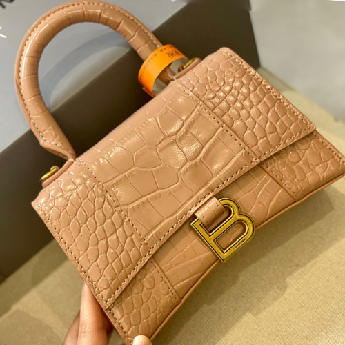 Balenciaga Womens Bags HOURGLASS XS S TOP HANDLE BAG with Original Box