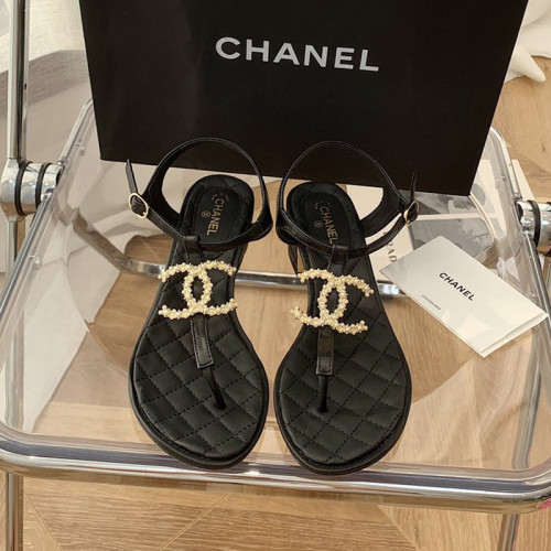 Chanel Womens Shoes Sandals Luxury Brand Sandals for Women with Original Box