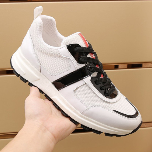 Prada Mens Shoes Sneakers Casual Shoes for Men Luxury Brand Breathable Fashion Sneakers with Original Box
