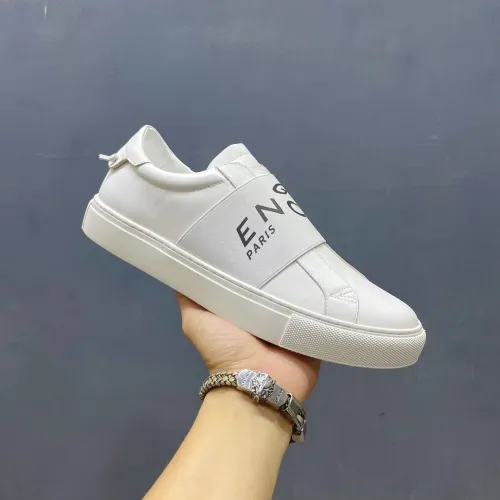 Givenchy Men Shoes Fashion Type Luxury Brand GIVENCHY SNEAKERS IN LEATHER WITH LATEX BAND with Original Box