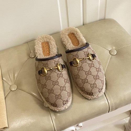 Gucci Womens Shoes Casual Loafers Design Luxury Brand Leather Princetown with Original Box