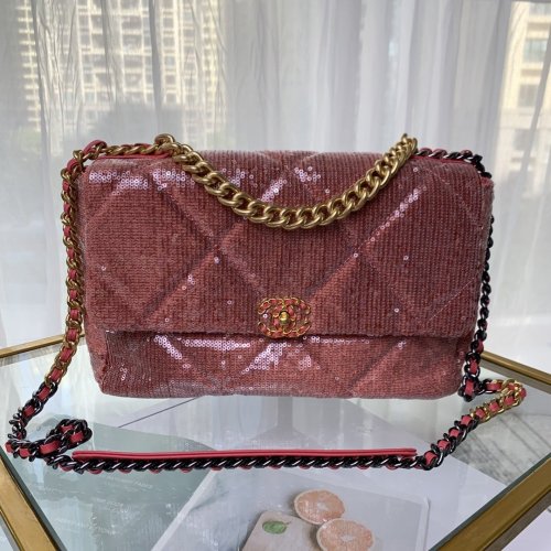 Chanel Womens Bag Shoulder Bag Chanel 19 Large Flap Bag