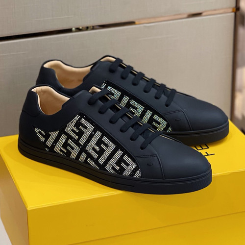 Fendi Mens Shoes Fashion Sneakers Luxury Brand Casual Shoes for Men with Original Box