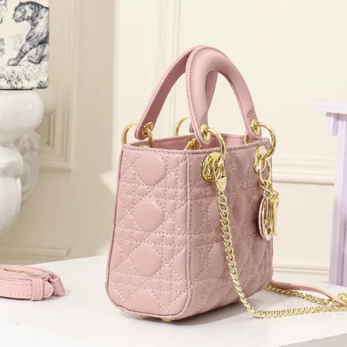 Dior Womens Bags Handbags Luxury Fashion LADY DIOR D-LITE BAG with Original Box