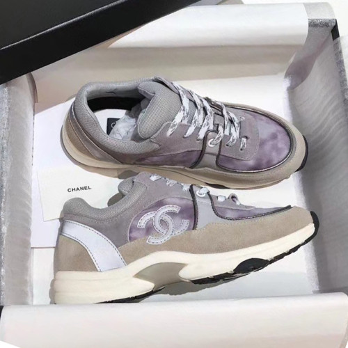 Chanel Men Womens Shoes Sneakers Luxury Brand Design Casual Shoes for Men with Original Box