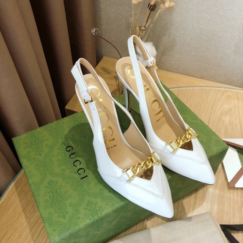 Gucci Womens Shoes Slingback Pumps 10.5cm