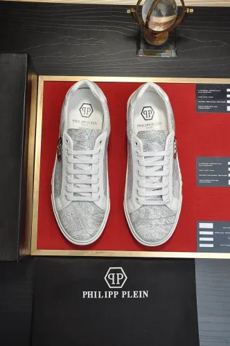Philipp Plein Men Shoes Sneakers Low Top Sneaker Fashion Design Luxury Brand with Original Box
