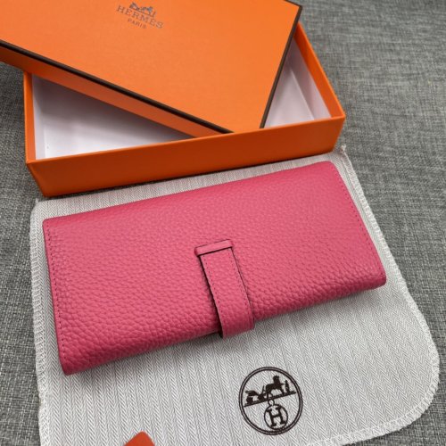 Hermes Womens Mens Wallets Purse Bag Clutch Leather Design Coin Bag with Original Box