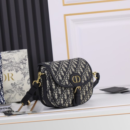 Dior Womens Bag Luxury Brand Design Fashion Type Medium Dior Bobby Bag Blue Dior Oblique Jacquard M9319UTZQ_M928 with Original Box