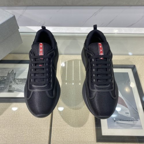 Prada Mens Shoes Sneakers Casual Shoes for Men Luxury Brand White Prada PRAX 1 sneakers with Original Box 4E3576_3LFV_F0009