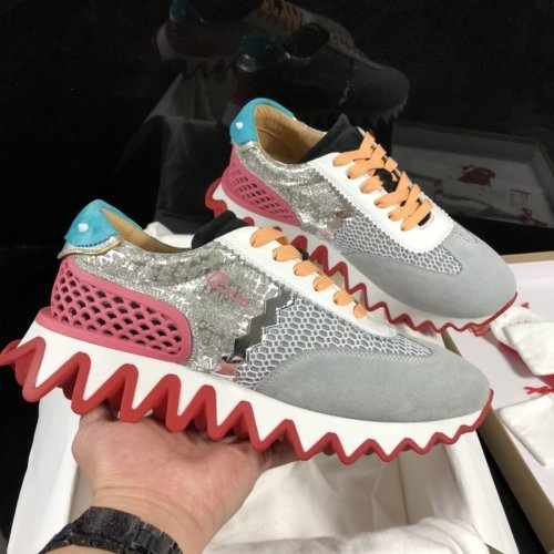 Christian Louboutin Womens Shoes Sneakers Luxury Brand with Original Box Fashion Sneakers