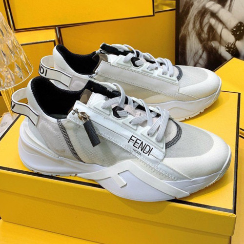 Fendi Mens Shoes Fashion Sneakers Luxury Brand Casual Fendi Flow Low-Top Sneakers Shoes for Men with Original Box