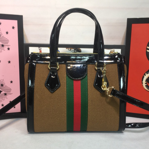 Gucci Womens Mens Bags Crossbody Handbags Luxury GG Shoulder Bag Leather Luxury Brand 547551 UQHBB 9885 GG Supreme Ophidia Small Tote Bag