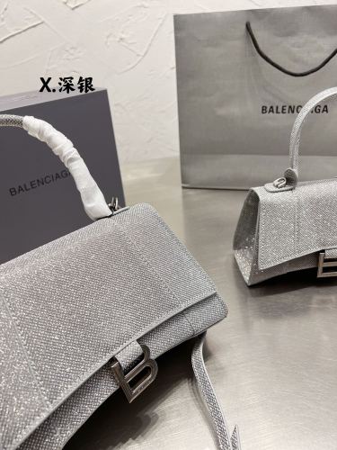 Balenciaga Womens Bags HOURGLASS XS S TOP HANDLE BAG with Original Box