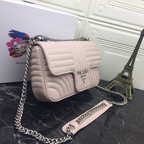 Prada Womens Bags Shoulder Messenger Bags Luxury Brand Leather Prada Diagramme Bag 1BH083_2D91_F0PLD_V_IOI with Original Box