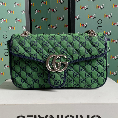 Gucci Womens Bags Shoulder Messenger Bag Luxury Brand Small GG Marmont bag with Original Box
