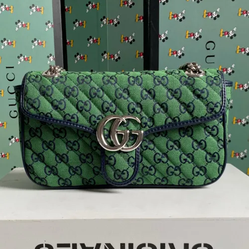 Gucci Womens Bags Shoulder Messenger Bag Luxury Brand Small GG Marmont bag with Original Box