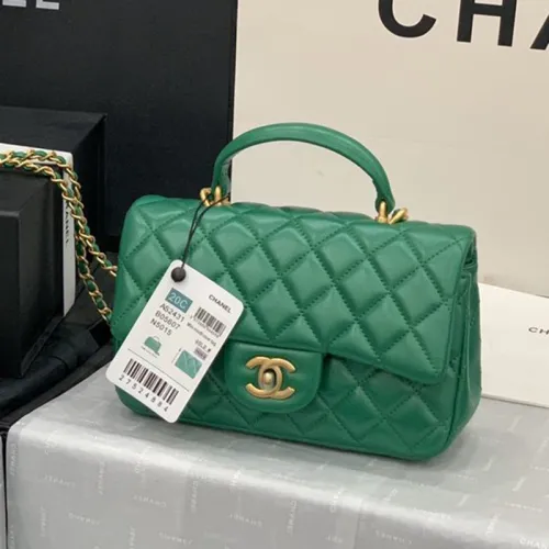 Chanel Womens Bags Crossbody Bag Classic Handbag CF Mini Luxury Brand with Original Box