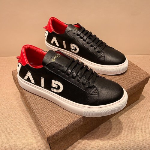 Givenchy Men Shoes Fashion Type Luxury Brand GIVENCHY SNEAKERS IN LEATHER WITH LATEX BAND with Original Box