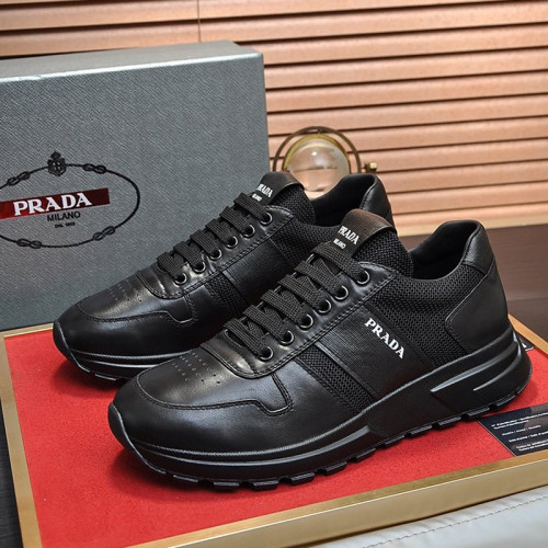 Prada Mens Shoes Sneakers Casual Shoes for Men Luxury Brand Breathable Fashion Sneakers with Original Box