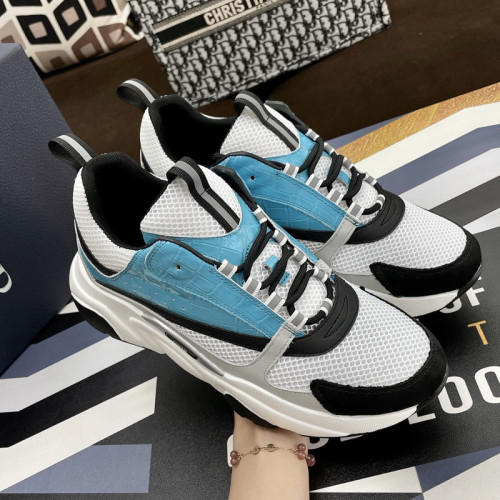 Dior Mens Shoes Sneakers Luxury Brand Breathable Design B22 SNEAKER with Original Box