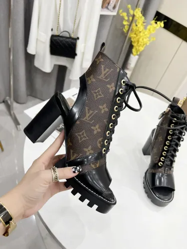 Louis Vuitton Womens Shoes Ankle Boots Leather Design Luxury Brand Summer Fashion Sandals PASSENGER SILHOUETTE BOOT with Original Box