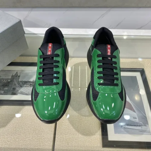Prada Mens Shoes Sneakers Casual Shoes for Men Luxury Brand White Prada PRAX 1 sneakers with Original Box 4E3576_3LFV_F0009