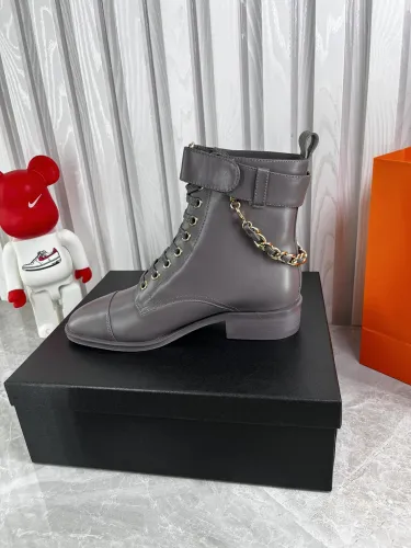 Chanel Womens Shoes Boots Luxury Brand Design with Original Box Women Fashion Ankle Boots 3cm Heel