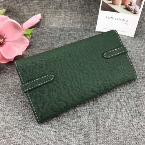 Hermes Womens Mens Wallets Purse Kelly Bag Clutch Leather Design Coin Bag with Original Box