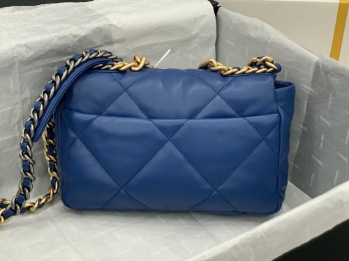 Chanel Womens Bags Shoulder Messenger Bags Chanel 19 Flap Bag Luxury Brand with Original Box