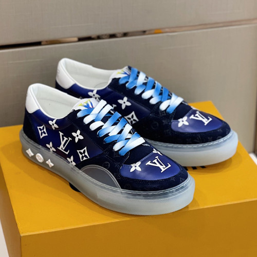 Louis Vuitton Men Womens Shoes LV OLLIE SNEAKER 1A8SH3 with Original Box