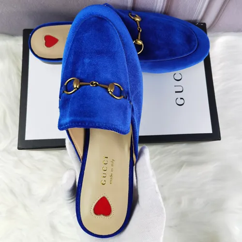 Gucci Womens Shoes Casual Loafers Design Luxury Brand Leather Women's jumbo GG Princetown slipper with Original Box 475094 UKO60 2588