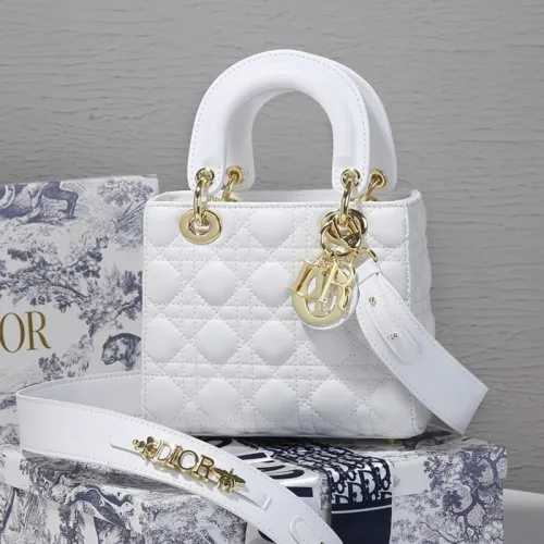 Dior Womens Bags Handbags Luxury Fashion LADY DIOR D-LITE BAG with Original Box