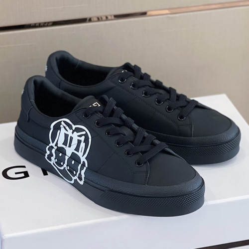 Givenchy Men Shoes Fashion Type Luxury Brand GIVENCHY SNEAKERS IN LEATHER WITH LATEX BAND with Original Box