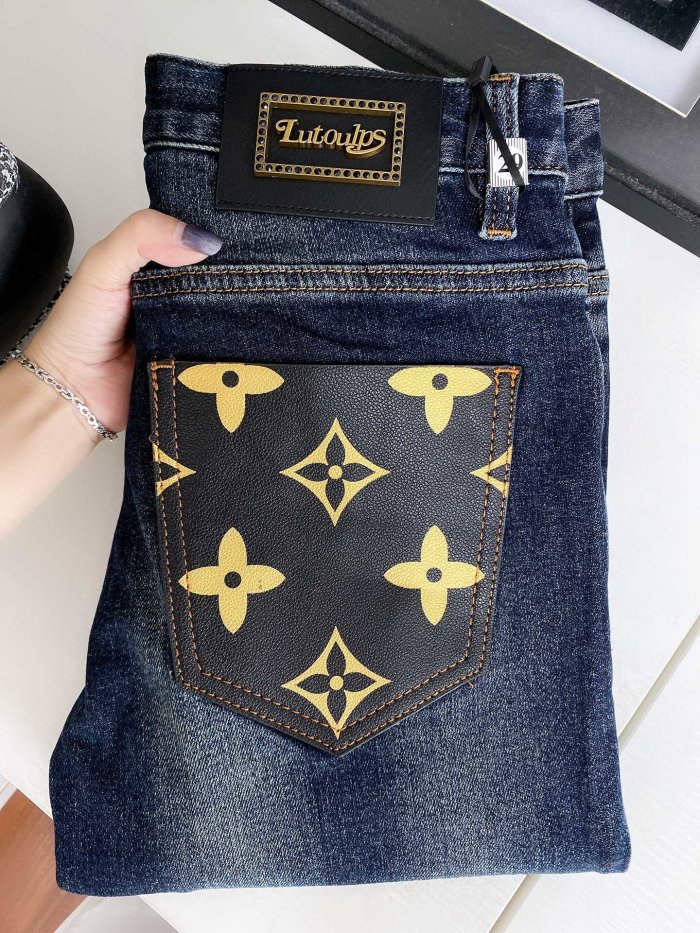 Louis Vuitton Luxury Brand Mens Jeans