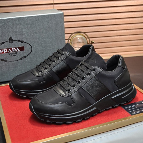 Prada Mens Shoes Sneakers Casual Shoes for Men Luxury Brand Breathable Fashion Sneakers with Original Box