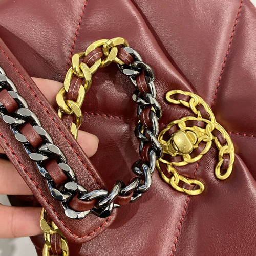 Chanel Womens Bags Luxury Brand Chanel 19 Large Flap Bag Shoulder Bags