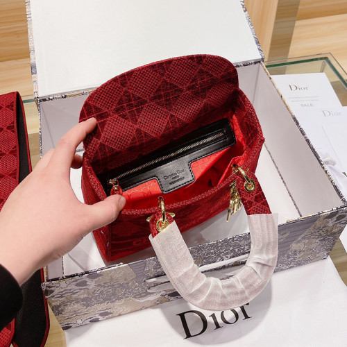 Dior Womens Bags Handbags Luxury Fashion MEDIUM LADY D-LITE BAG with Original Box