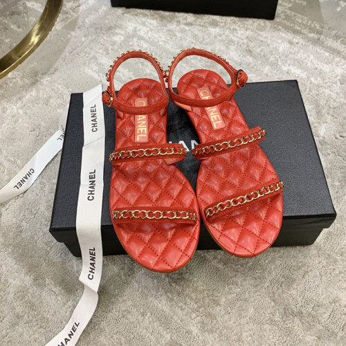 Chanel Womens Shoes Sandals Suede Calfskin G36934 X56048 0K150