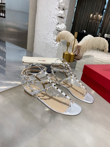 Valentino Women Shoes Mule Flip Flop Sandals ROMAN STUD SLIDE SANDAL IN QUILTED NAPPA with Original Box Luxury Brand