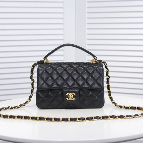 Chanel Womens Bags Crossbody Bag Fap Bag with Top Handle