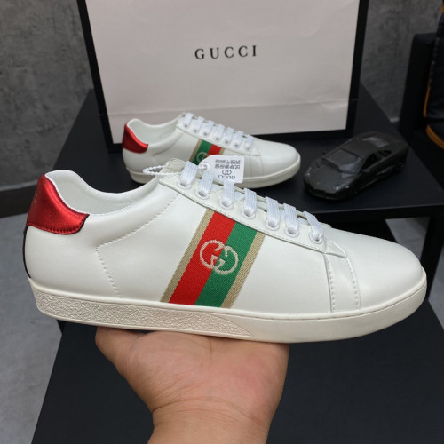 Gucci Womens Shoes Fashion Sneakers Lace-Up Luxury Brand Women's Ace Embroidered Sneaker with Original Box