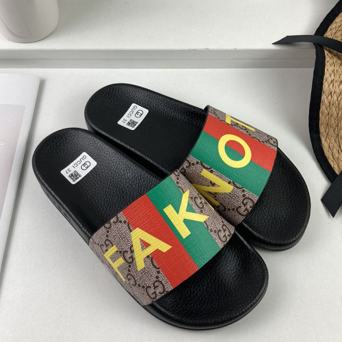 Gucci Mens Shoes Sandals Slides Slippers Luxury Brand Thick Sole Design with Original Box
