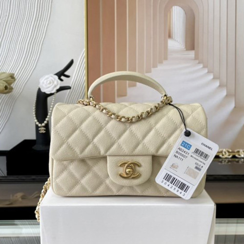 Chanel Womens Bags Crossbody Bag Classic Handbag CF Mini Luxury Brand with Original Box