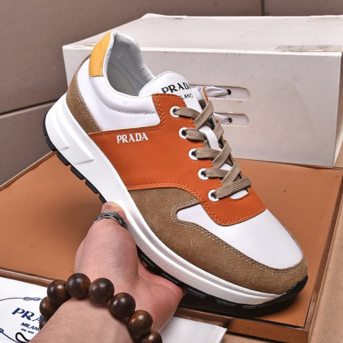 Prada Mens Shoes Sneakers Casual Shoes for Men Luxury Brand Breathable Fashion Sneakers with Original Box