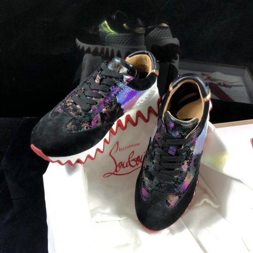 Christian Louboutin Womens Shoes Sneakers Luxury Brand with Original Box Fashion Sneakers