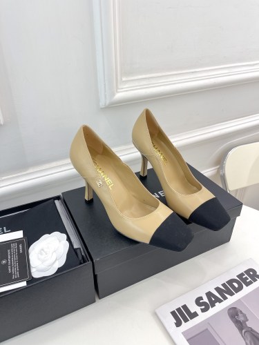 Chanel Womens Shoes Pumps Sandals Luxury Brand Design with Original Box Women Slippers 8cm Heel Pumps